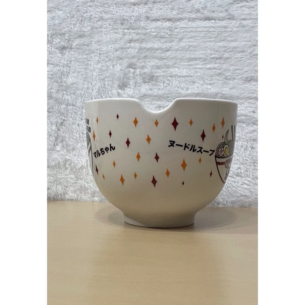 Maruchan Ramen Kawaii Ceramic Soup Bowl Yum Yum Noodles